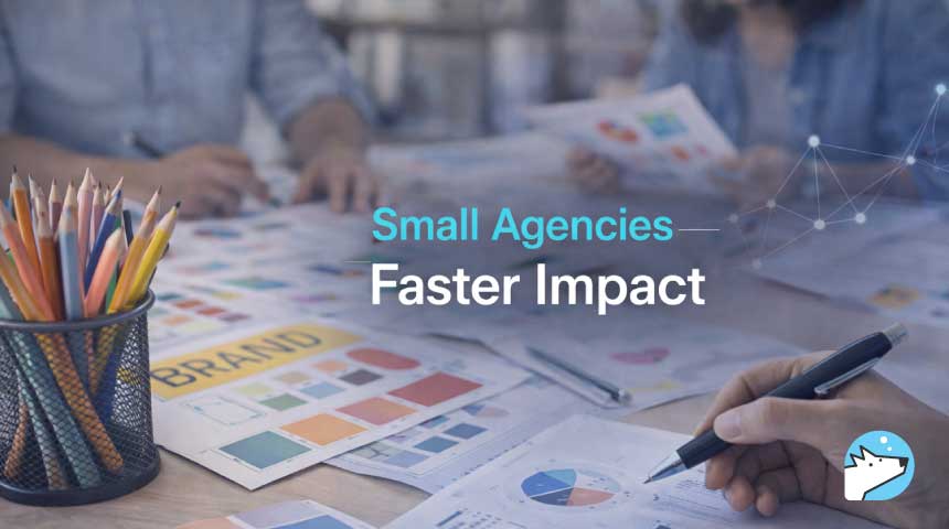 Why Small Agencies Move Faster: The Strategic Advantage of Lean Creative Structures – blog cover image